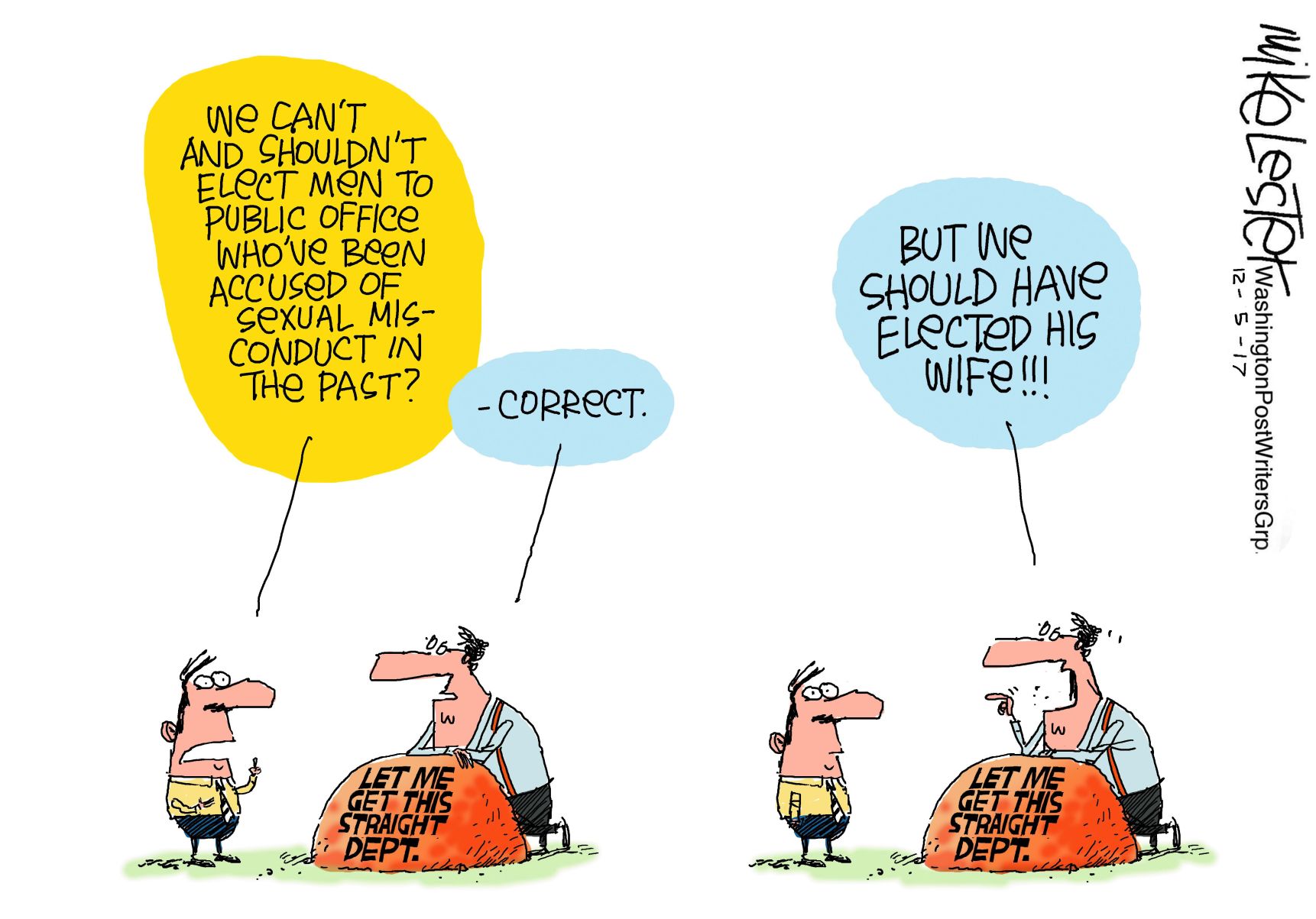 Mike Lester cartoon